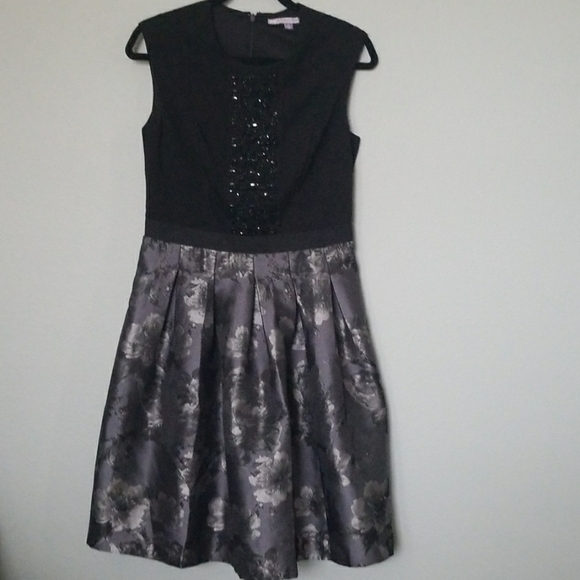 Luxe carmen marc valvo Party Girly Bling Jacquard dress size 10 - Picture 3 of 8